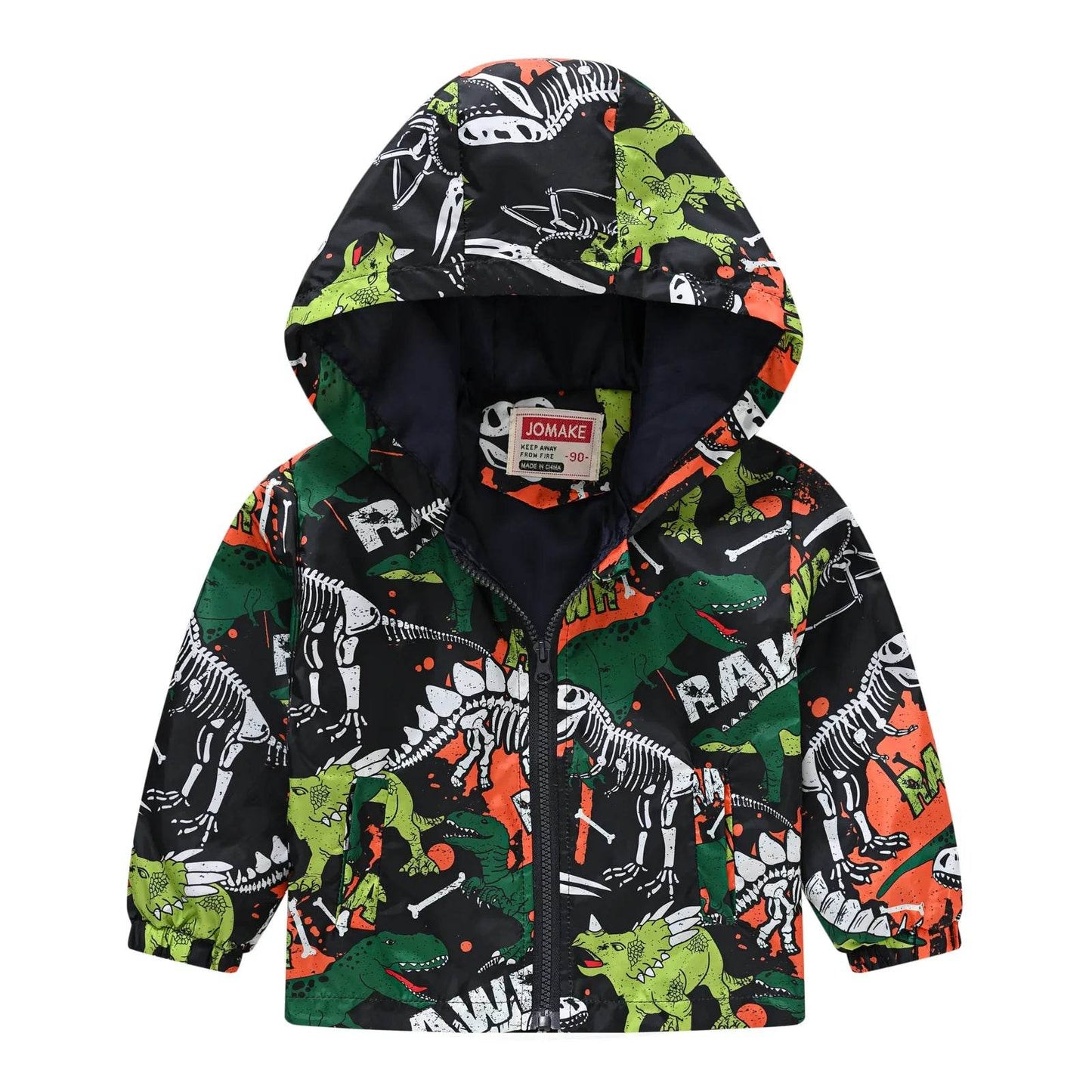 Premium Kids Jacket Cartoon Dinosaur Print For Kids - ToylandEU
