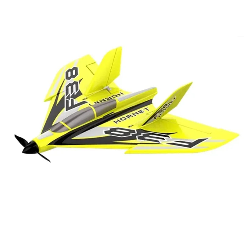 RC EVYVKV F38 Delta Wing RC Racing Aircraft Model - Remote Control EPO Foam Plane for DIY Enthusiasts and Gift Ideas