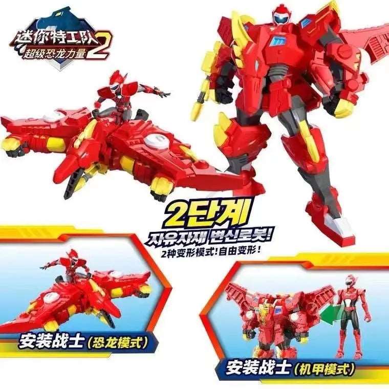 Super Dinosaur Power 2 Mini Force Mecha Combination Robot Toys - ToylandEU