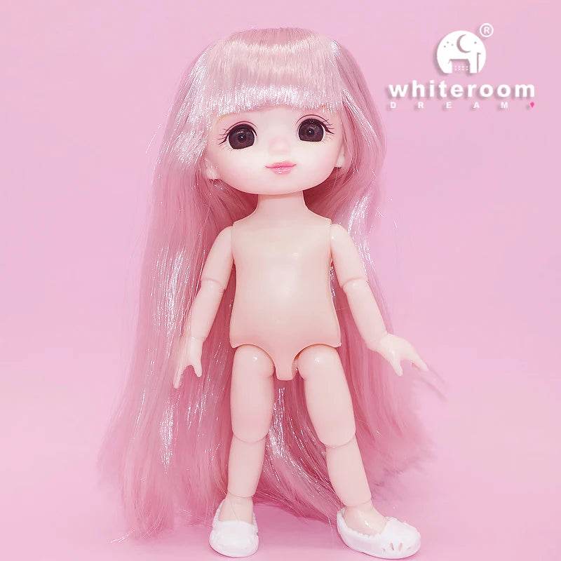 BJD Doll 1/12 16cm 6 Inch Jointed Baby Doll Fashion Gift - ToylandEU
