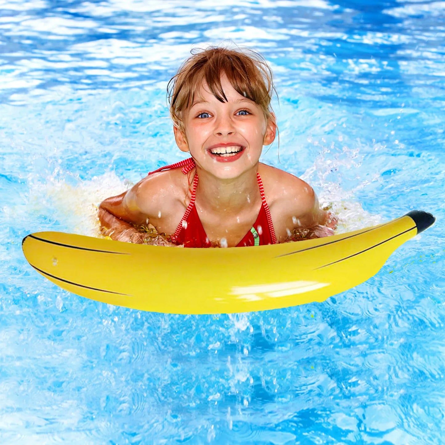 Inflatable Giant Banana Pool Toy - Perfect for Summer Fun & Parties