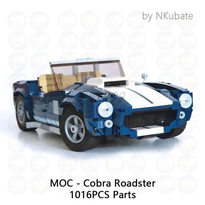 New MOC -10265 Cobra Roadster Building Block Bricks Set Building Bricks MOC - ToylandEU