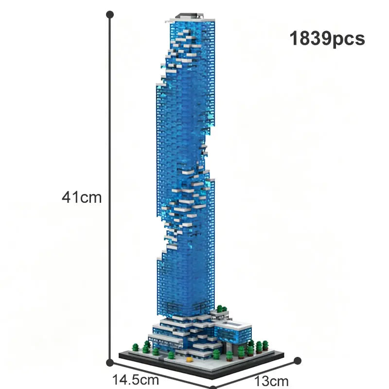Bangkok Tower Bricks | Lego Compatible | Toylandeu™