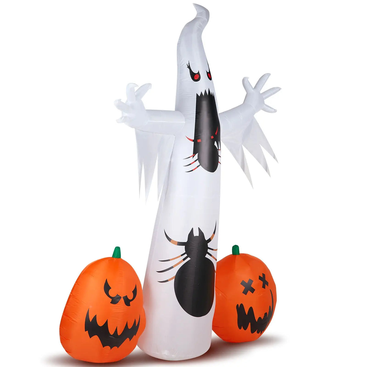 Halloween Yard Inflatables | 11.8 Ft Height | Ghost Spider Set | Lawn Decor