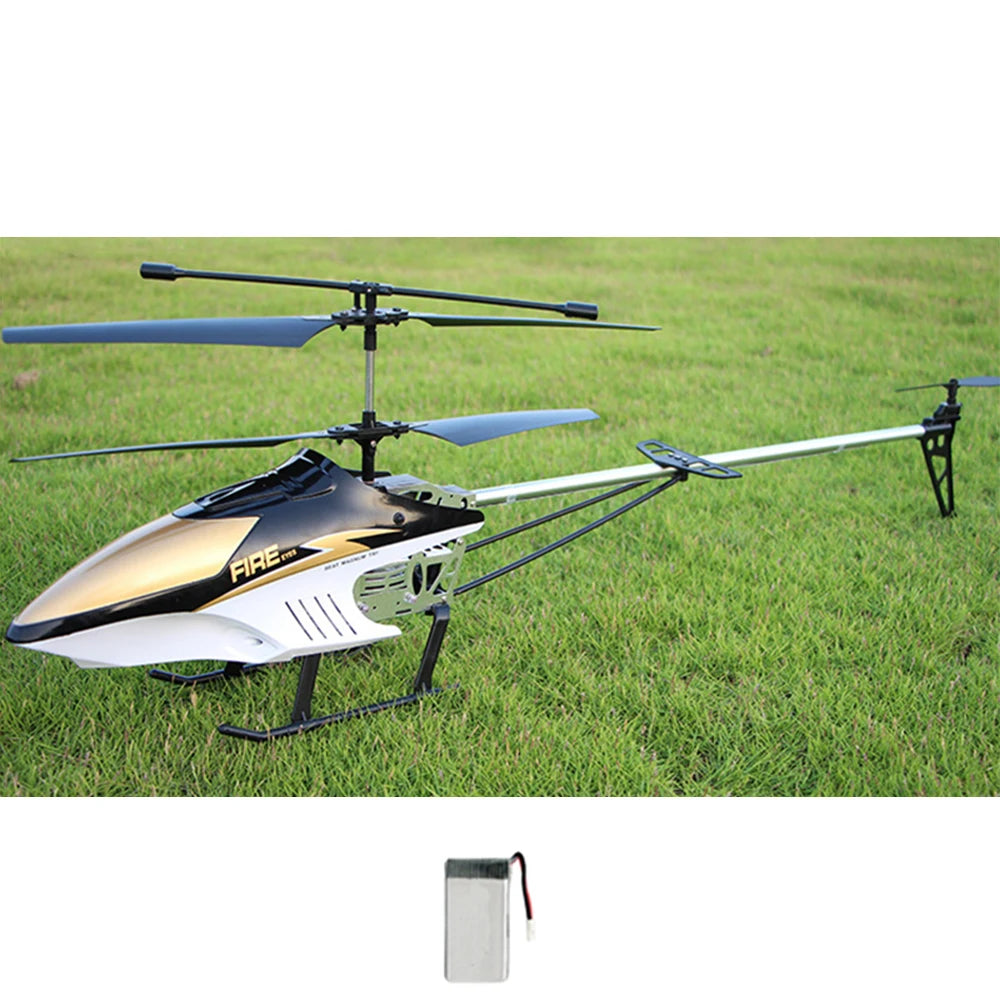 RC 80cm Remote-Controlled Helicopter with Anti-Fall Design - Durable Outdoor Toy Aircraft for Kids' Birthdays