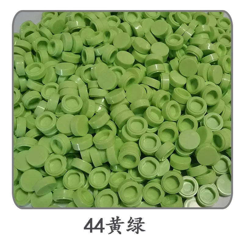Small Particle Bricks | 1x1 Round Tiles | Compatible With Lego | MOC Builders