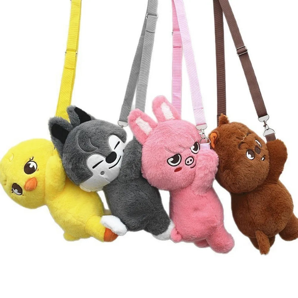 Stray Kids Plush Backpack SKZOO 26cm Mini Crossbody Bag