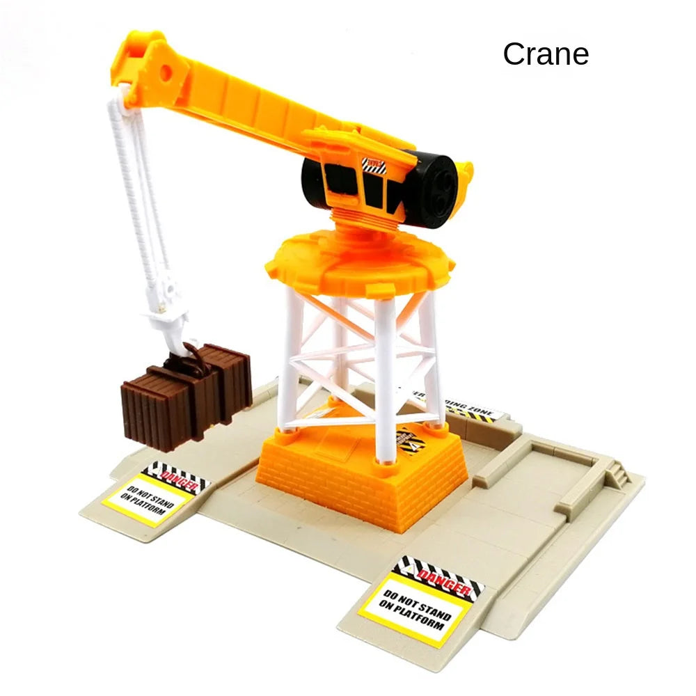 High Speed Train Set With Engineering Rails And Accessories