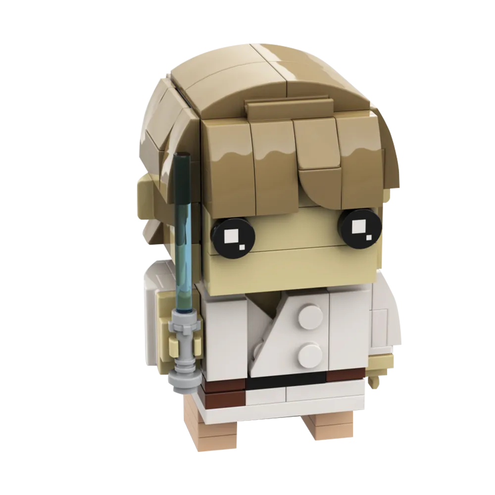 Lukes Skywalkered Brickheadz Building Block - Space Wars-themed Building Set - ToylandEU