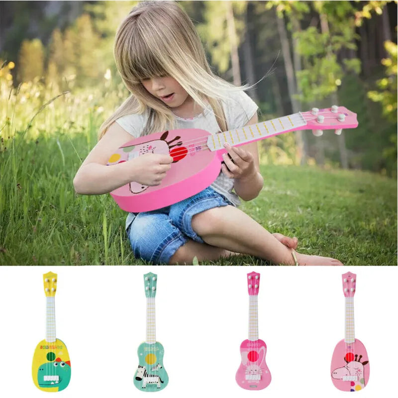 Kids' Funny Animal Pattern Ukulele for Musical Education - ToylandEU