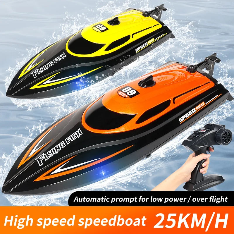 High-Speed Remote Control Boat: 25 km/h RC Toy Ship - ToylandEU