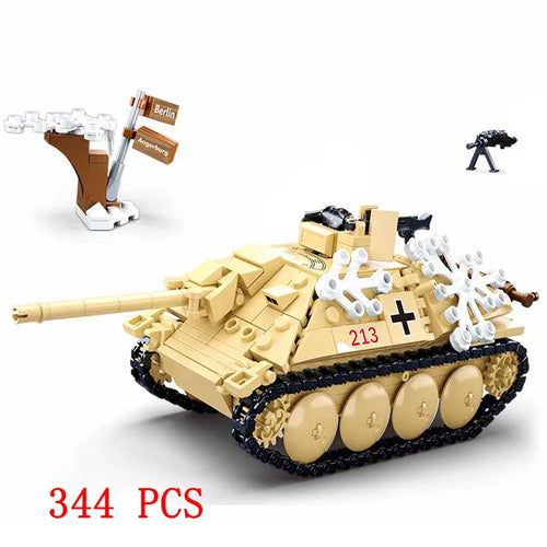 WW2 Military Vehicle and Bunker Artillery Set for the Normandy Landings by Sluban ToylandEU.com Toyland EU