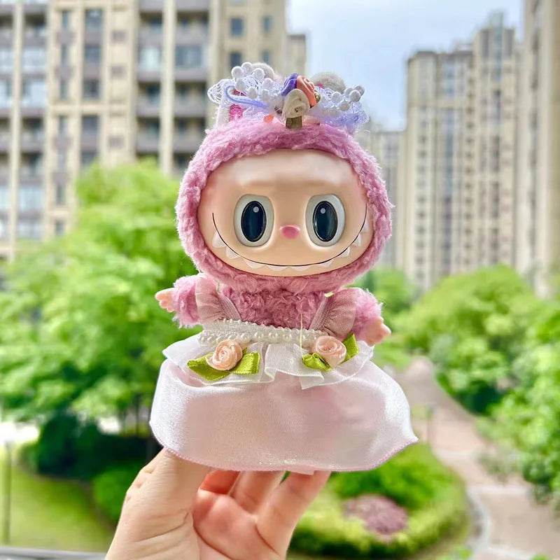 Soft Fabric Doll Clothing Set with Colorful Accessories for 17cm Labubu Dolls Labubu - ToylandEU