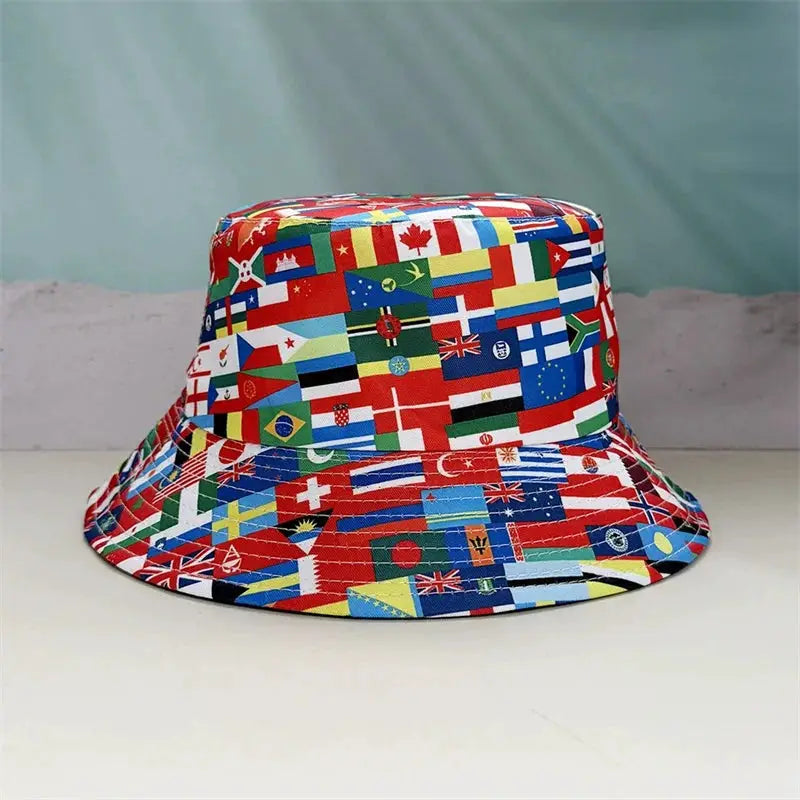 2026 Countries National Flag Bucket Hat Men Women Football Fan Party Football Cup Reversible Sun Hat Soccer Fans Fisherman Hat - ToylandEU
