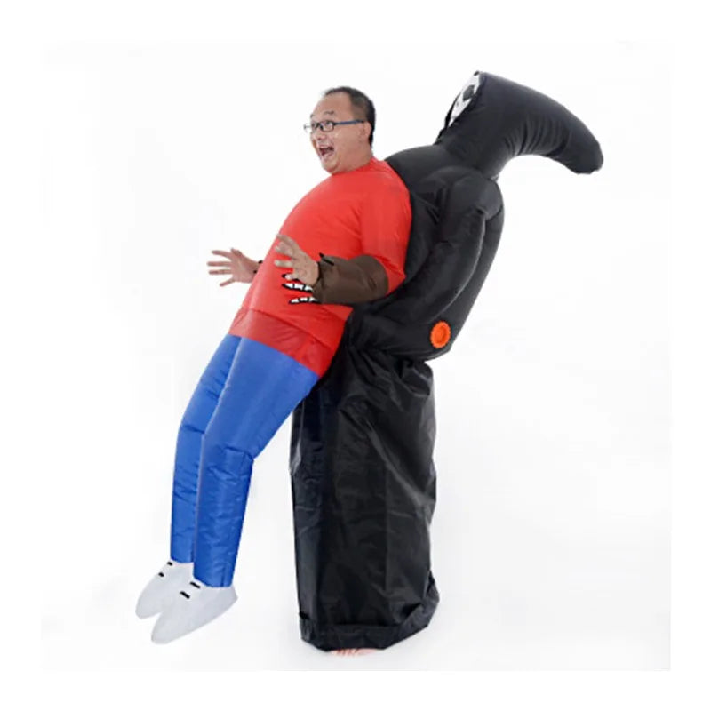 Inflatable Halloween Costume | Ghost Design | Soft Polyester | Unisex Fit