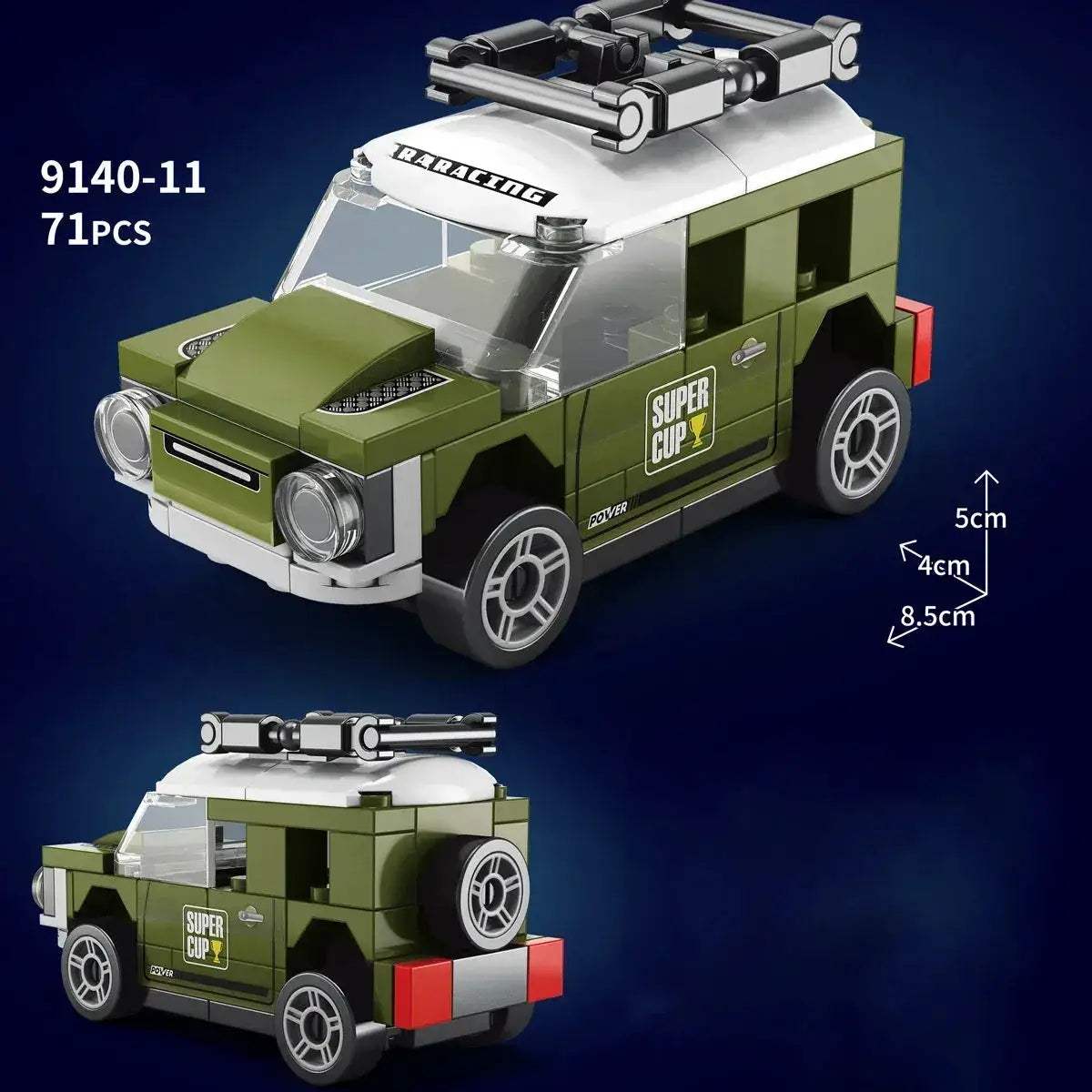 MOC Racing Car Lego Compatible Building Blocks Set For Kids - ToylandEU