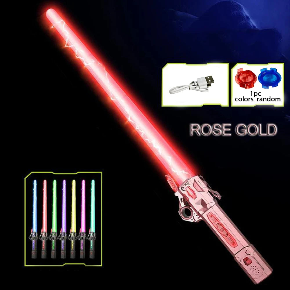 Kids Telescopic Glow Sword | 70Cm Extendable | LED Effects | Ages 3-12