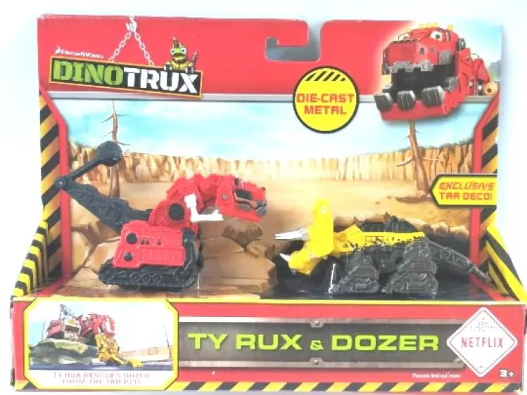 With Original Box Dinotrux Dinosaur Truck Removable Dinosaur Toy Car - ToylandEU