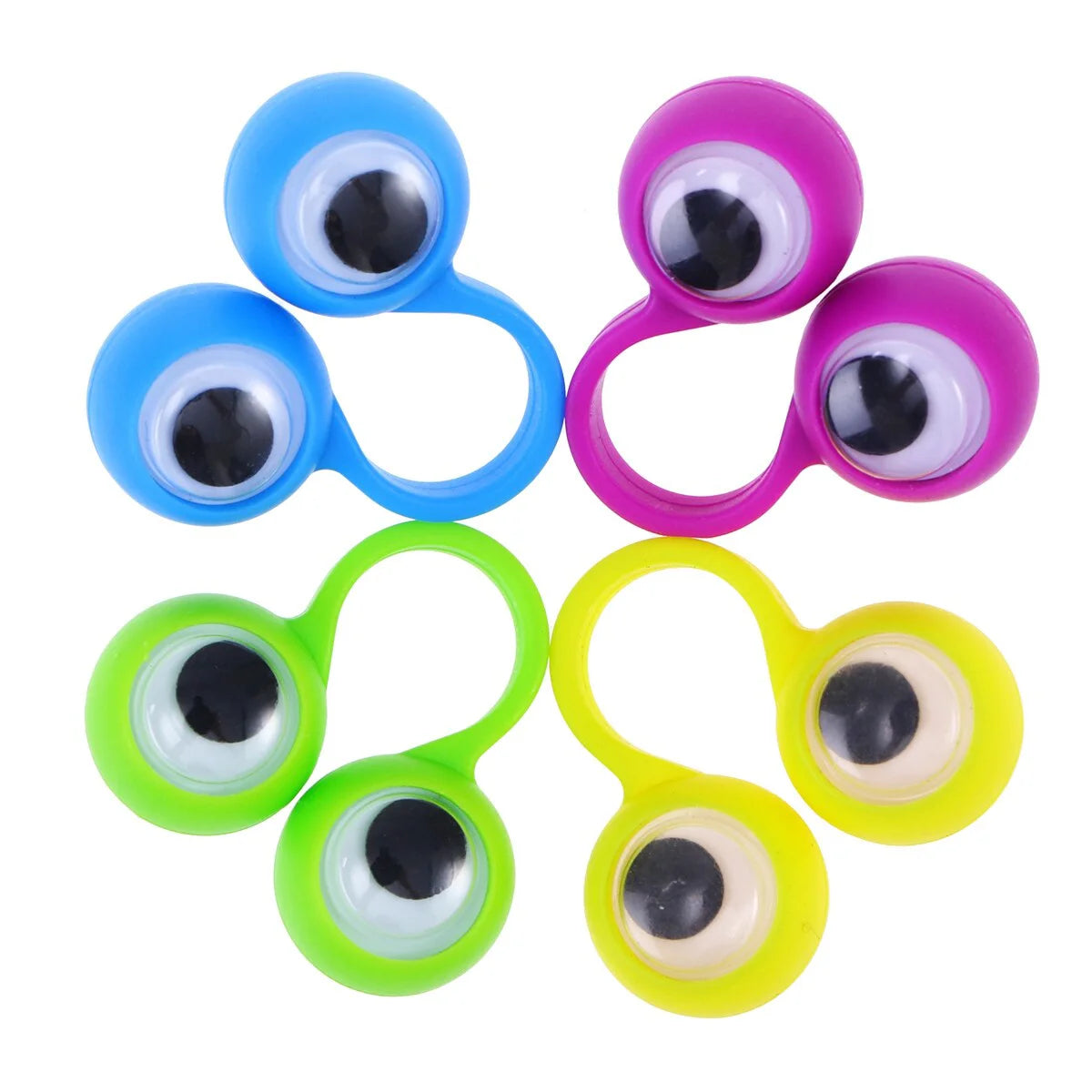 Eye Finger Puppets for Educational Role-Playing and Theater