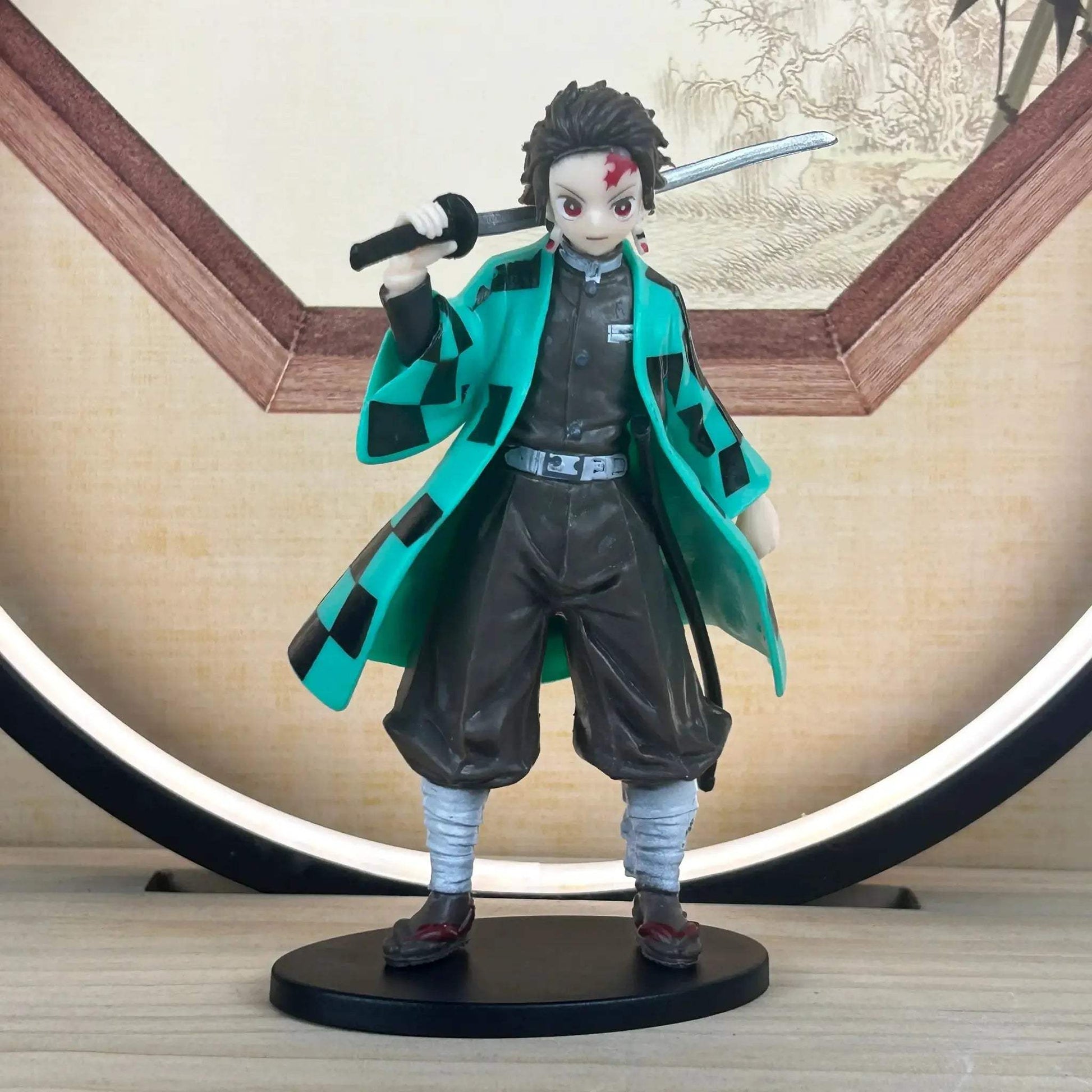 Demon Slayer Figure Anime Figurine Set Tanjiro Nezuko Collectible - ToylandEU