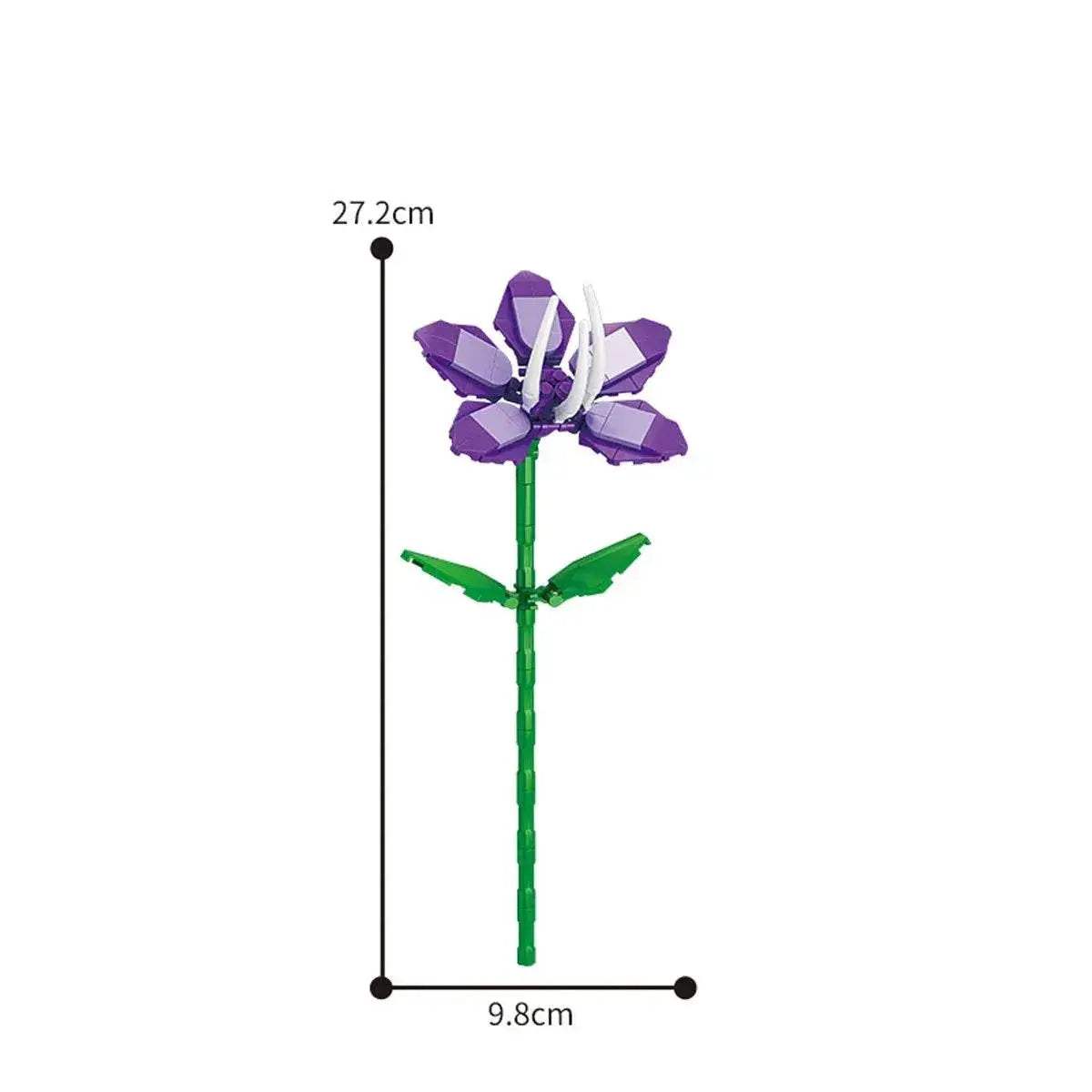 Eternal Block Flower Assembly Bouquet Desktop Decoration Toy - ToylandEU