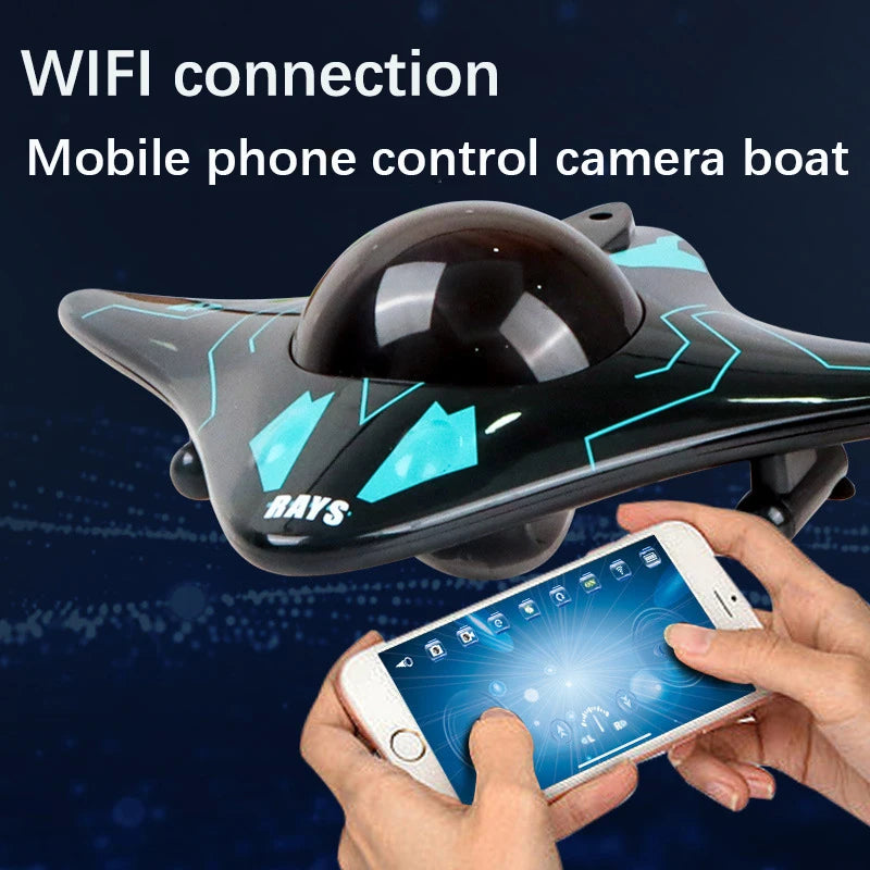 Mini Wifi Remote Control Underwater Camera Boat - ToylandEU