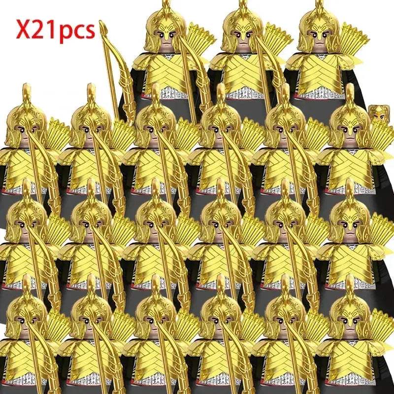 Lego Compatible Fantasy Army Building Blocks Figures Set - ToylandEU