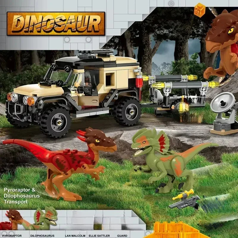 Dinosaur Missions Allosaurus MOC Set For Kids Transport Truck - ToylandEU