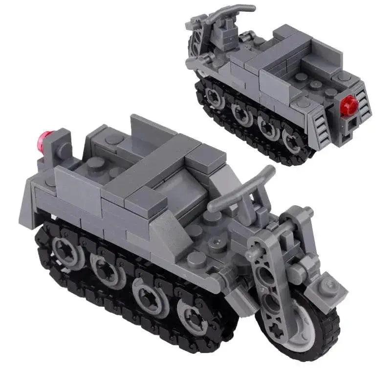 MOC Military Main Battle Tank Building Blocks WW2 Vehicle Gift Building Bricks MOC - ToylandEU