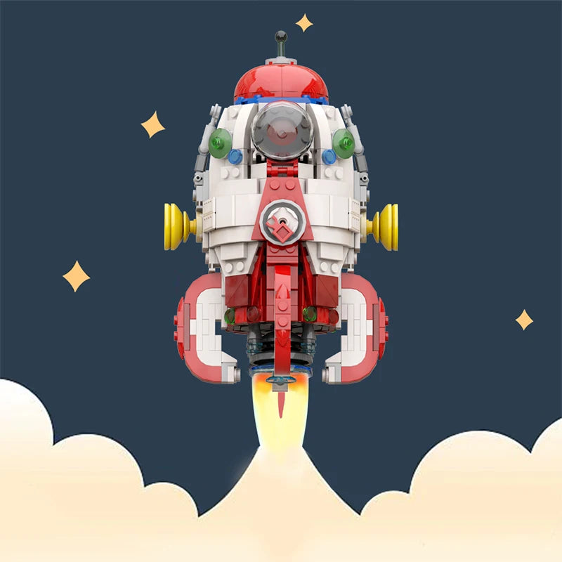 Pikmined S.S Dolphin Rocket Model 503 PCS - Space Adventure Kit - ToylandEU