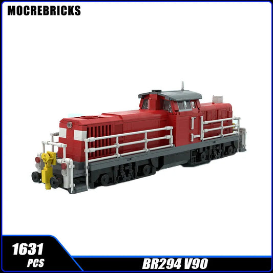 BR294 V90 Locomotive Building Block Model - City Railway Train - ToylandEU
