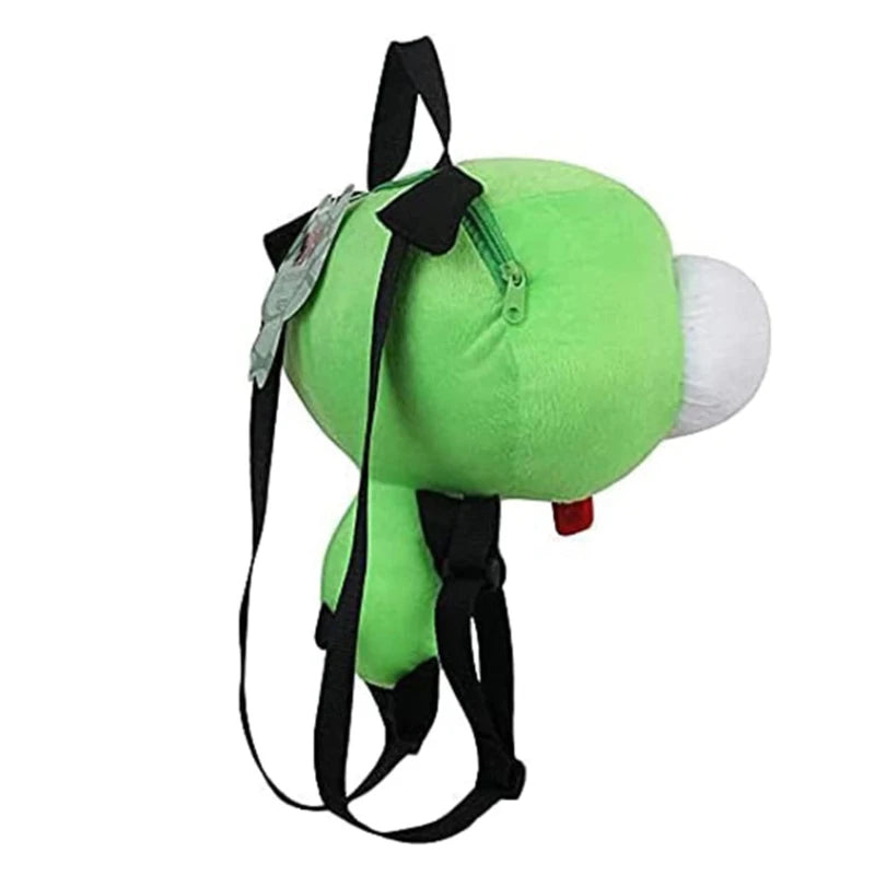 Cute Invader Zim 3D Robot Gir Plush Backpack - Adorable Alien Accessory