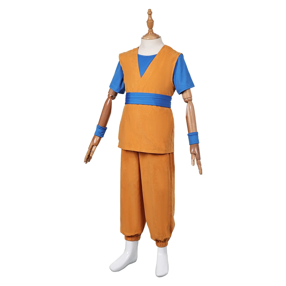 Anime Son Goku Cosplay Kids Costume - Perfect for Halloween, Parties & Role-Play Adventures