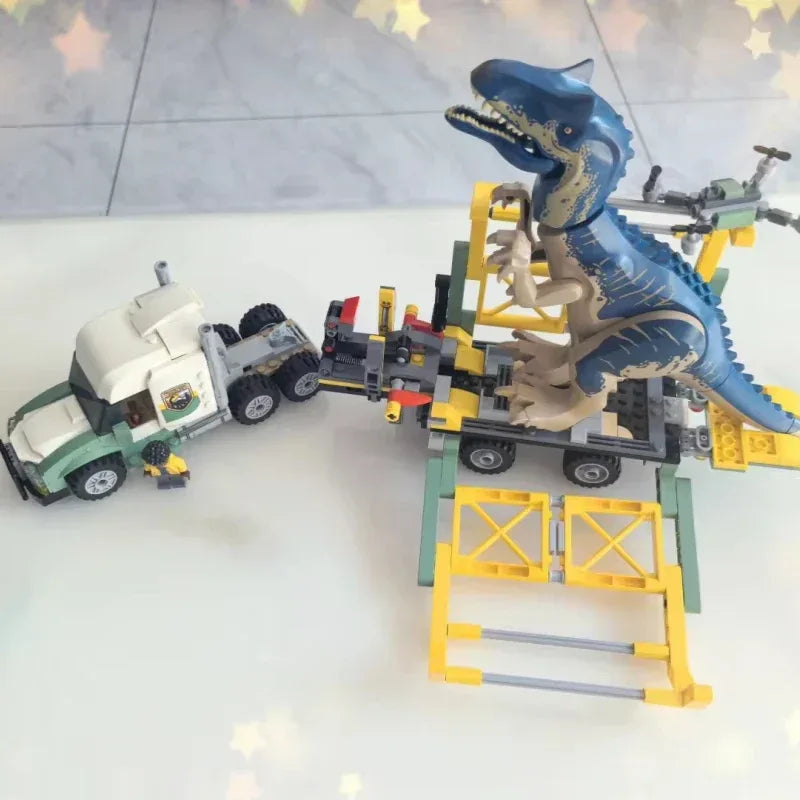 Dinosaur Missions Allosaurus MOC Set For Kids Transport Truck - ToylandEU