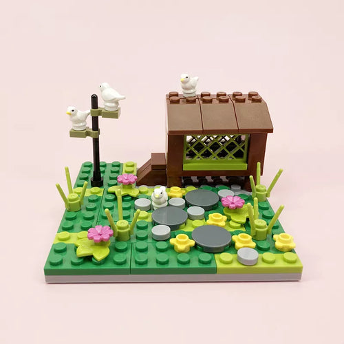 Rural Farm Buildable Toy Set with Stable and Chicken Coop ToylandEU.com Toyland EU