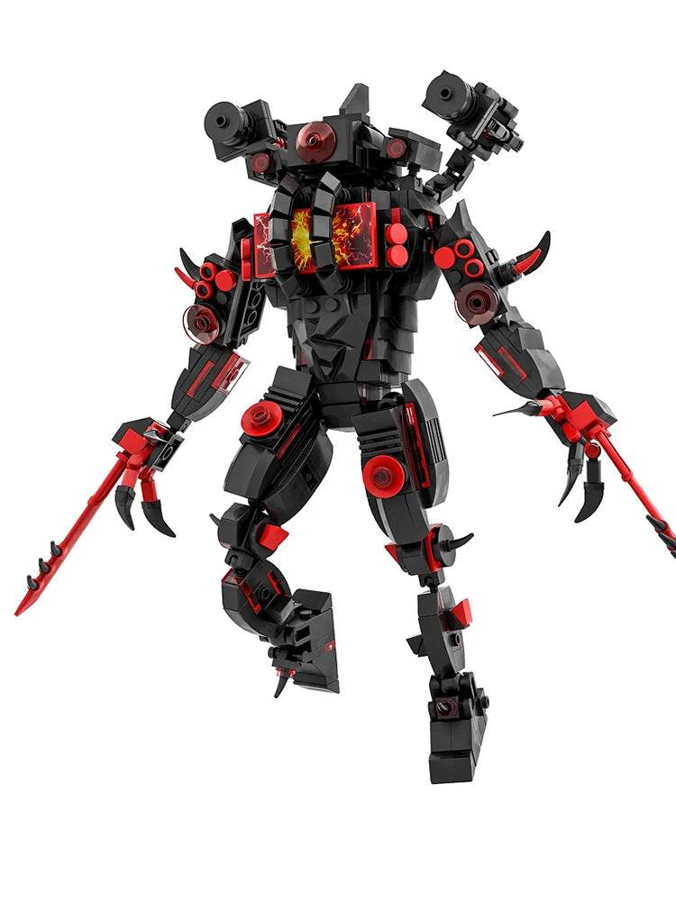 MOC Skibidi Toilet Building Blocks Set for Kids Titan Cameraman Speakerman Model Classic Toys for Boys Birthday Christmas Gifts - ToylandEU