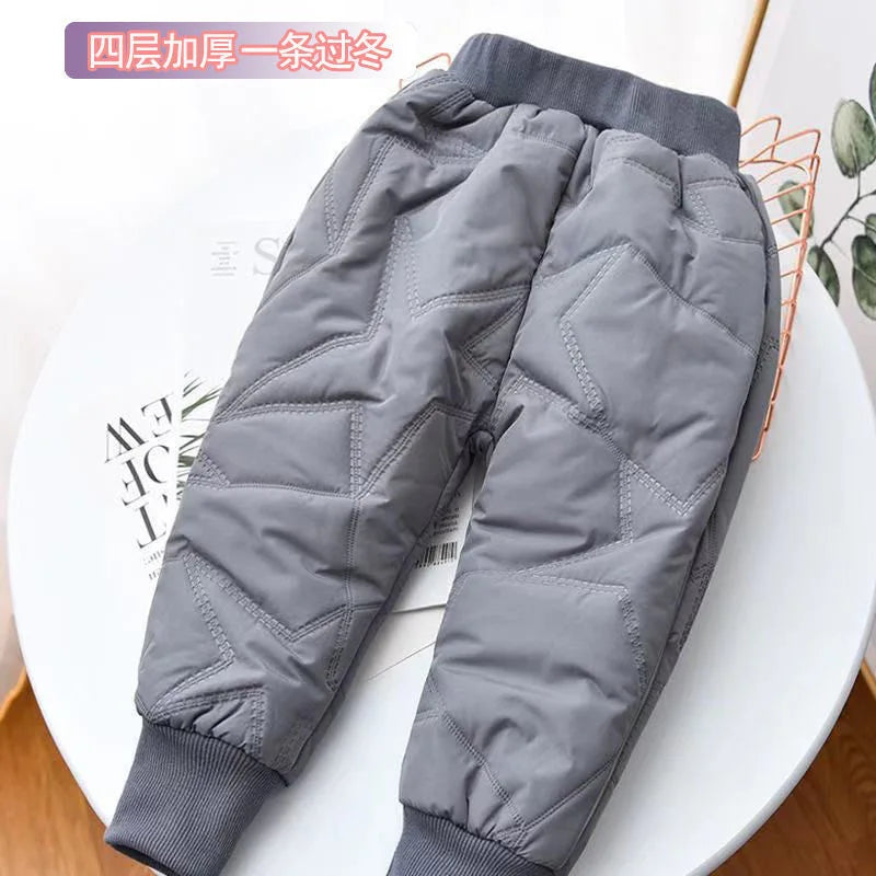 Kids Ski Pants | Waterproof Winter Fleece | Elastic Waist | Unisex Youth