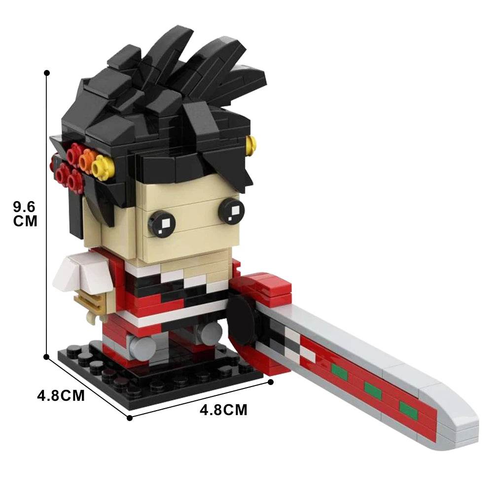 MOC Game Figure Brickheadz Building Block Cloud Strife Gift Set - ToylandEU