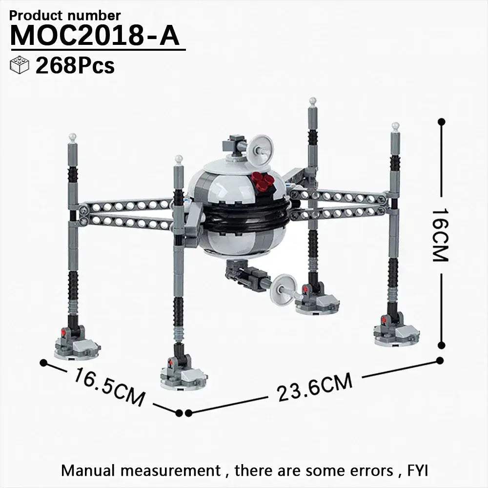 Space Droid Building Block Set Model Kit For Kids Learning - ToylandEU