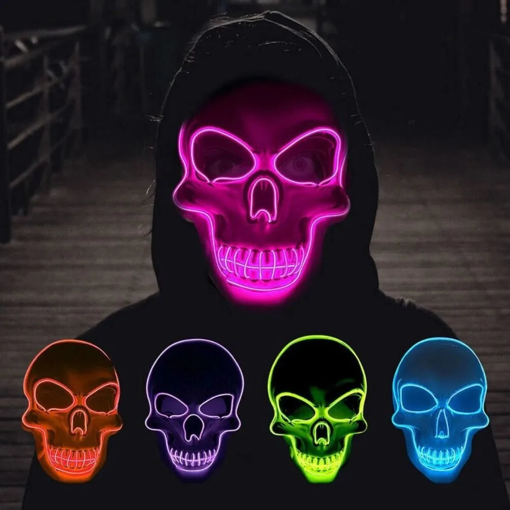 Luminous Skull Mask | Full Face | Adult Size | Halloween Party