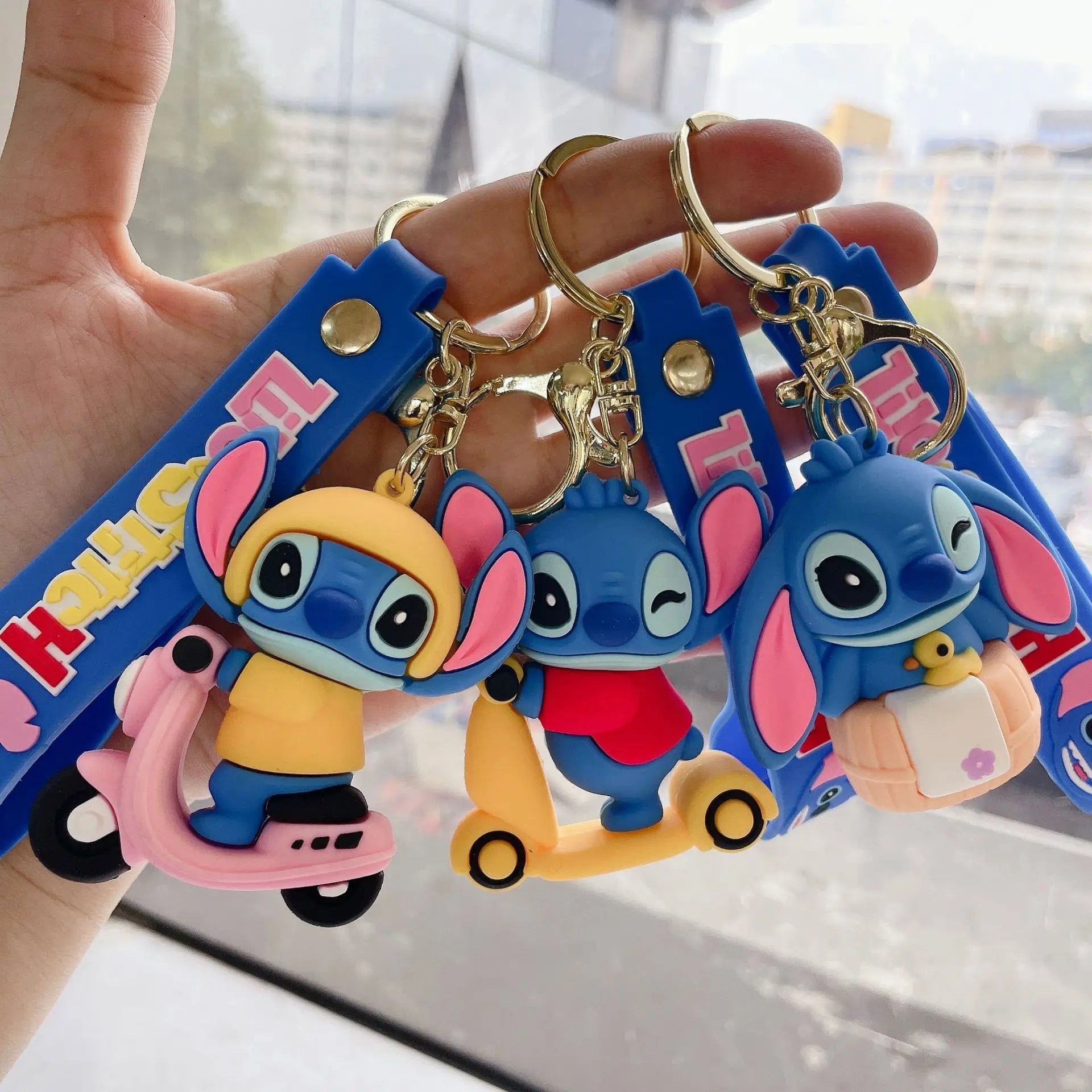 New Stitch Keychain Doll Creative Cute Stitch Bag Pendant Car - ToylandEU