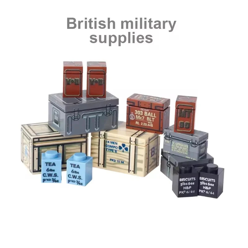 WWII Military Blocks | Compatible With Major Kits | Soldier Figures