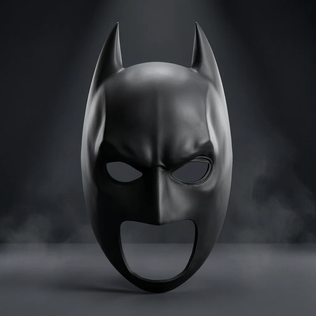 Bat Mask | Latex Material | Adult Cosplay Accessory | One Size