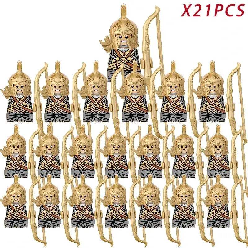 Lego Compatible Fantasy Army Building Blocks Figures Set - ToylandEU