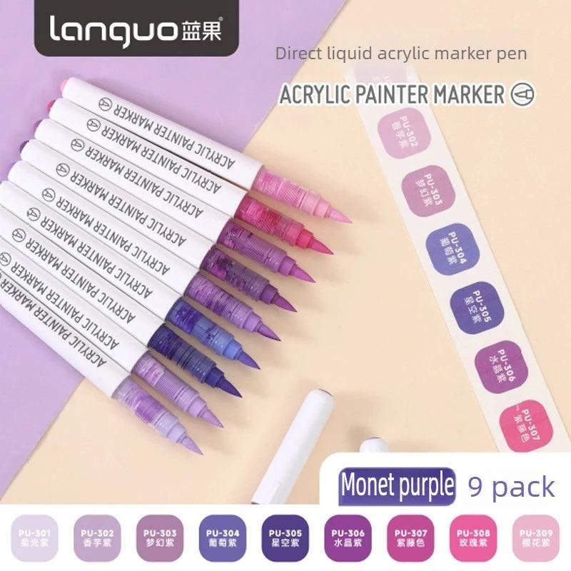 Acrylic Markers | Soft Brush Tip | Toylandeu™