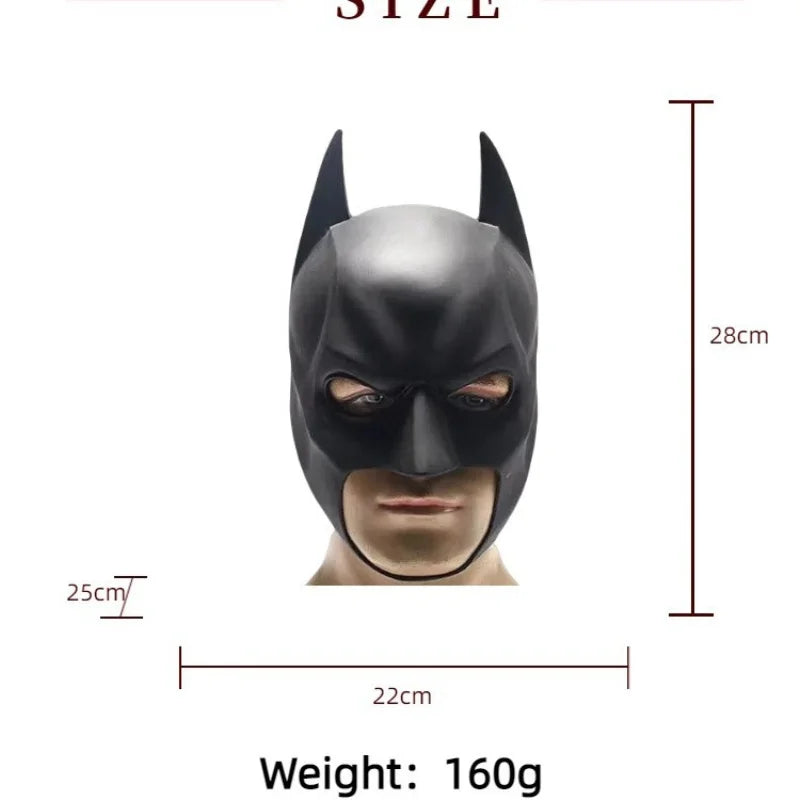 Bat Mask | Latex Material | Anime Style Cosplay Mask | One Size Adult