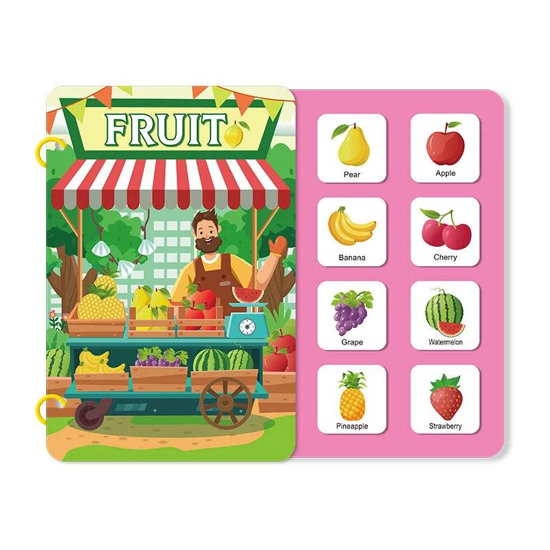 Children Early Education Quiet Busy Paste a Book Baby DIY Puzzle Sticker Montessori Toy Portable Educational Toy Sticker Book - ToylandEU