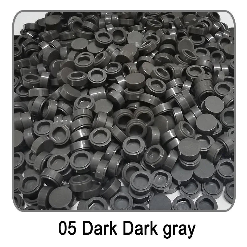 Small Particle Bricks | 1x1 Round Tiles | Compatible With Lego | MOC Builders