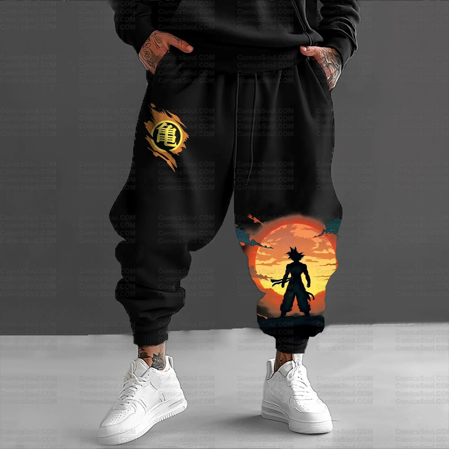 Joggers | Dragon Ball Goku 3D Print | Quick Dry | Unisex All Sizes