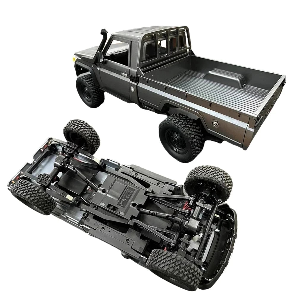 RC JJRC MN82 1:12 Scale 4x4 Remote Control Pickup Truck with LED Lights - Simulation Model for Kids & Hobbyists